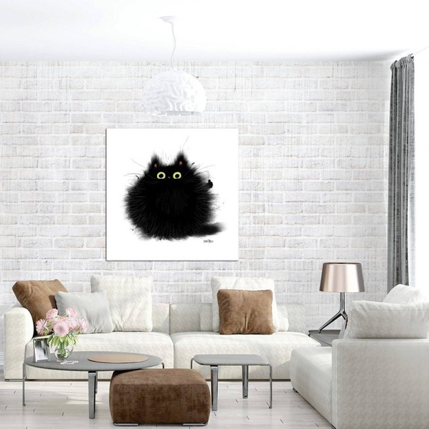 Thumbs Up Cat By Dan Tavis Unframed Wall Canvas Icanvas