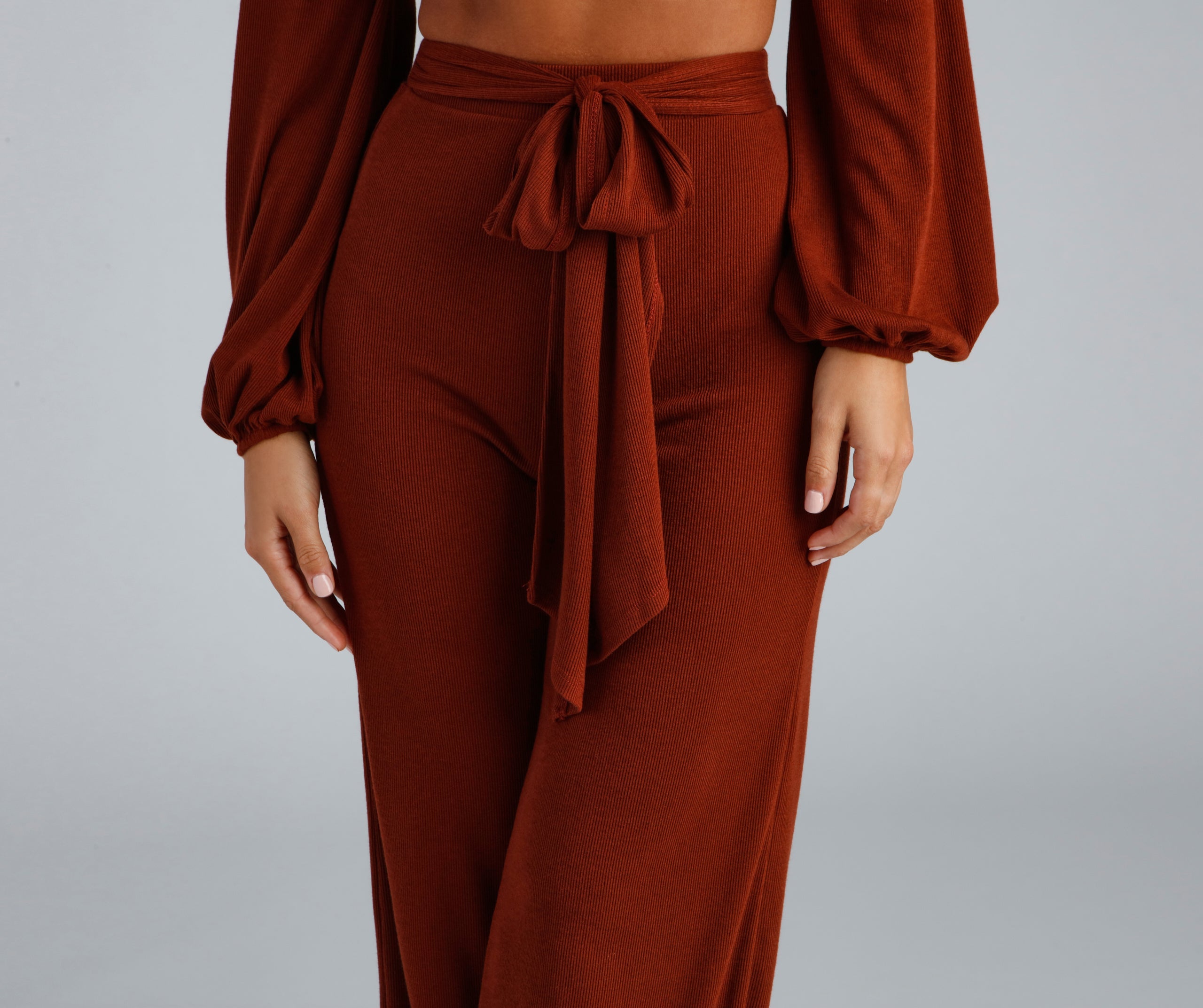 Tied Together Wide Leg Pants