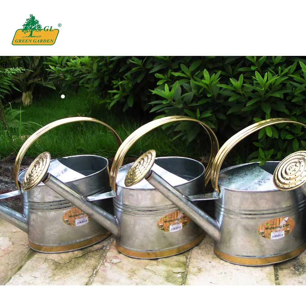 Hot sale s Galvanized Heavy Duty Oval Watering Can for Garden Plant Flower