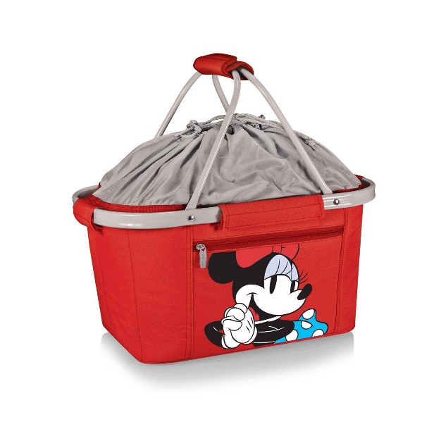 Picnic Time Disney Minnie Mouse Metro Basket Collapsible 19 5qt Cooler Tote Red