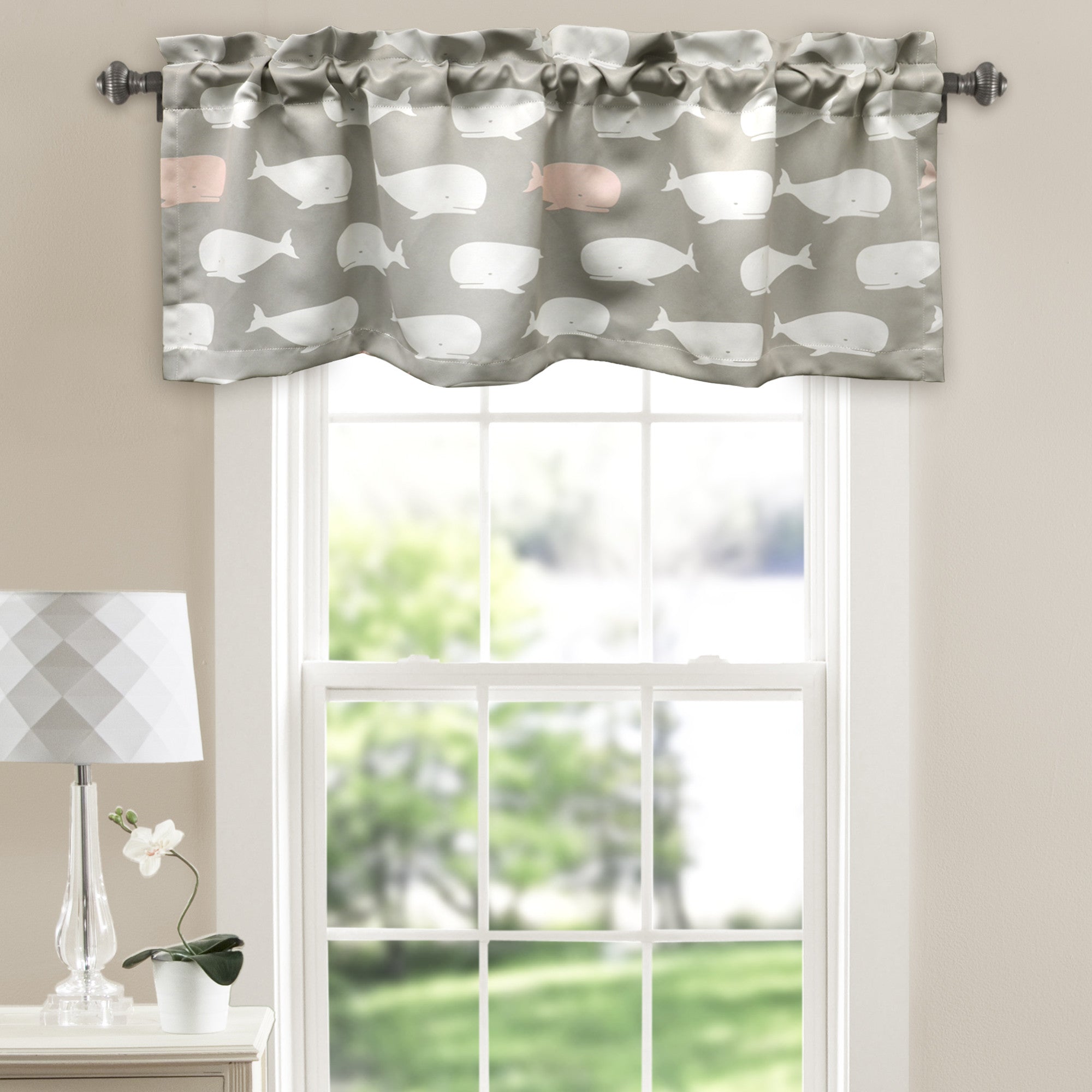 Whale Room Darkening Valance