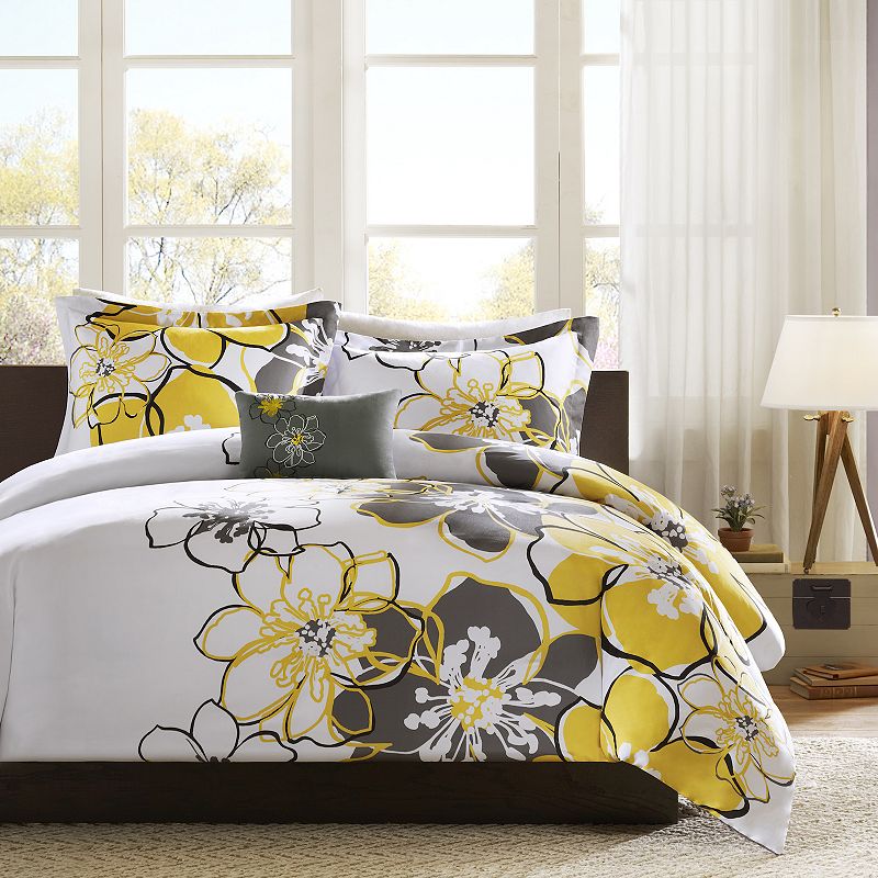 Mi Zone Mackenzie Duvet Cover Set with Throw Pillow