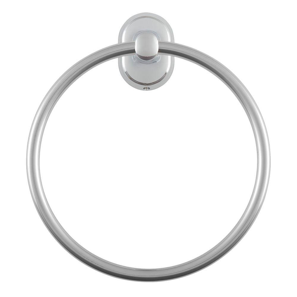 Glacier Bay Treyburn Towel Ring in Chrome BZ451600CP