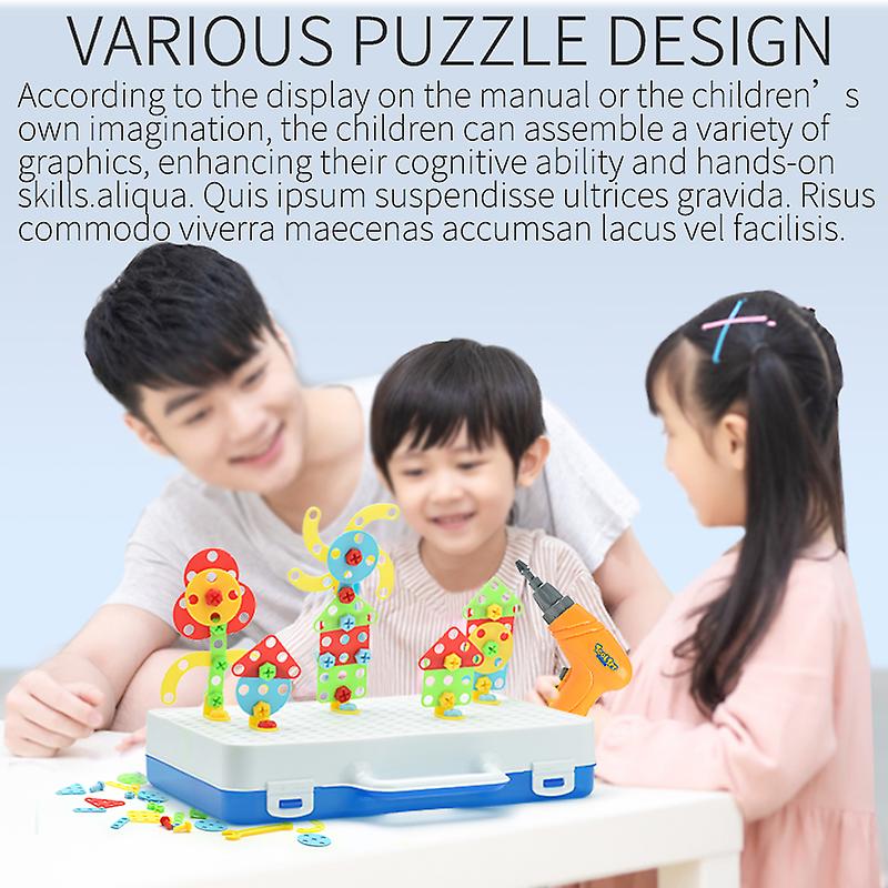 Educational Jigsaw Toys Assembled Building Blocks Toys Over 3 Years Old