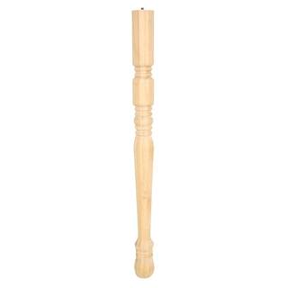 Waddell WAD2428 2-18 in. x 2-18 in. x 28 in. Pine Traditional Leg 10001528