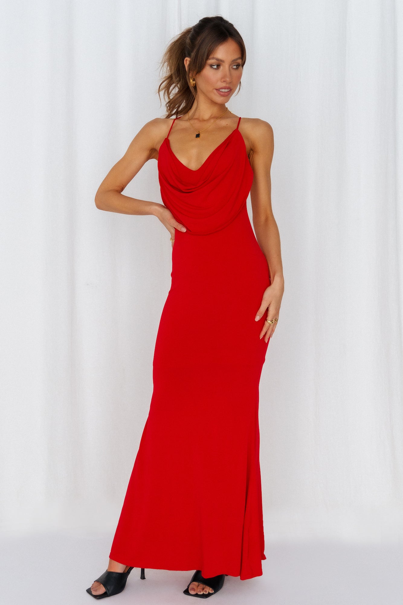 Words Of Warning Maxi Dress Red