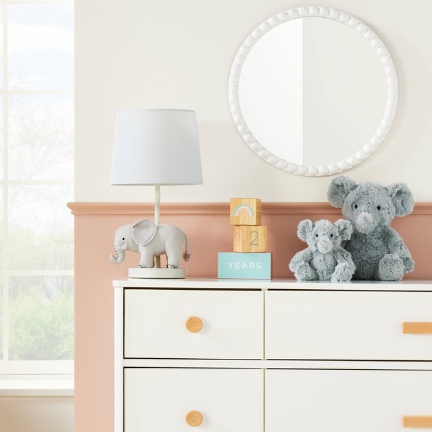 Plush Elephant Table Lamp includes Led Light Bulb