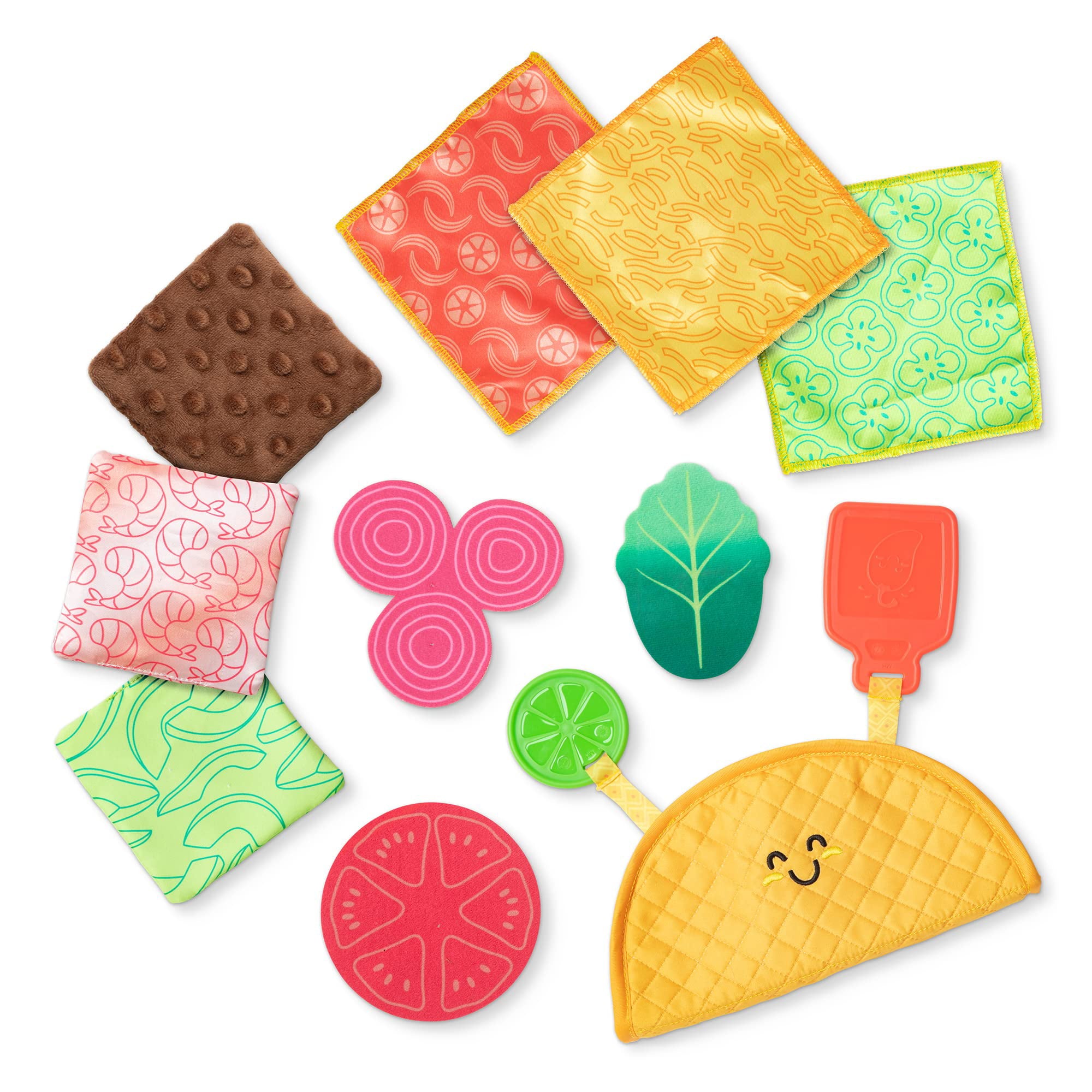 Melissa and Doug Multi-Sensory Soft Taco Fill and Spill Infant Toy