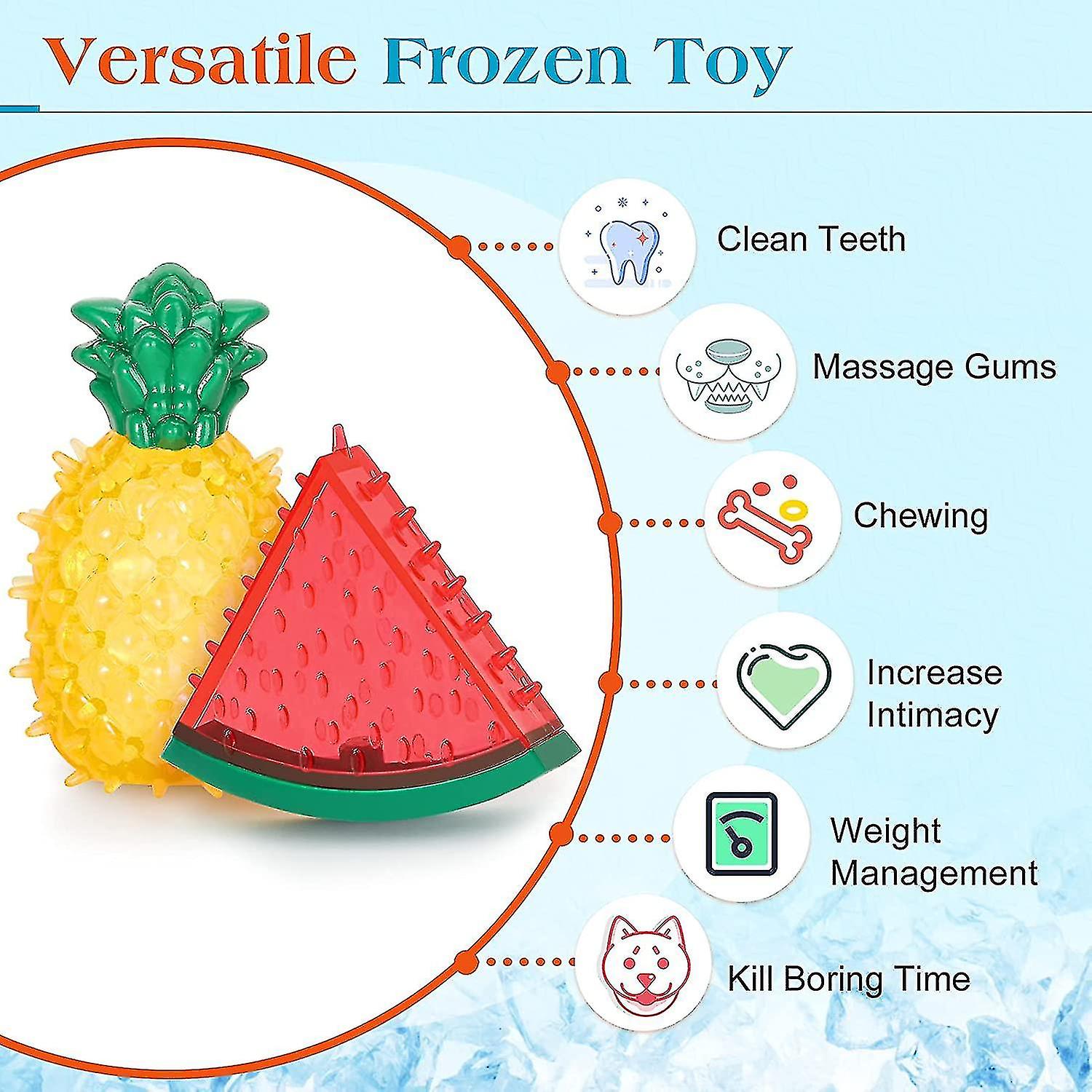 Teether Cooling Chew Toys Freezable Cooling Teething Toy For Puppies
