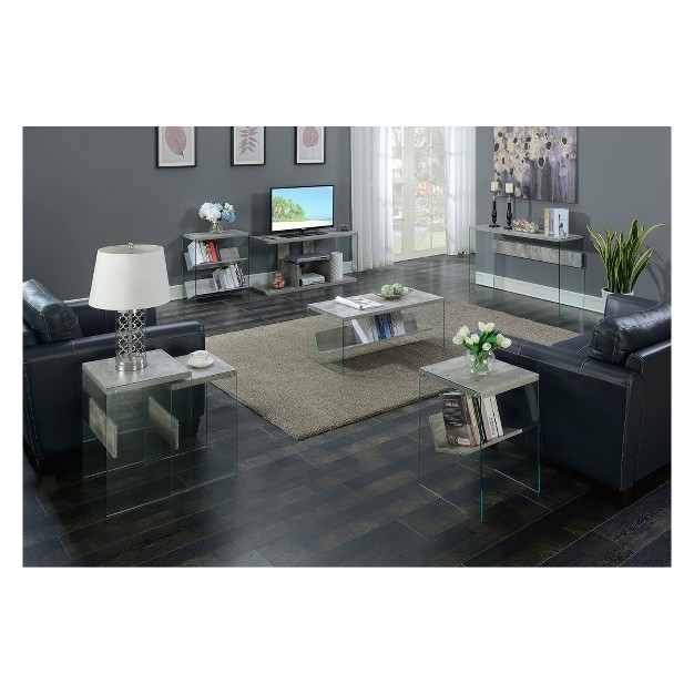 Soho Coffee Table With Shelf Breighton Home