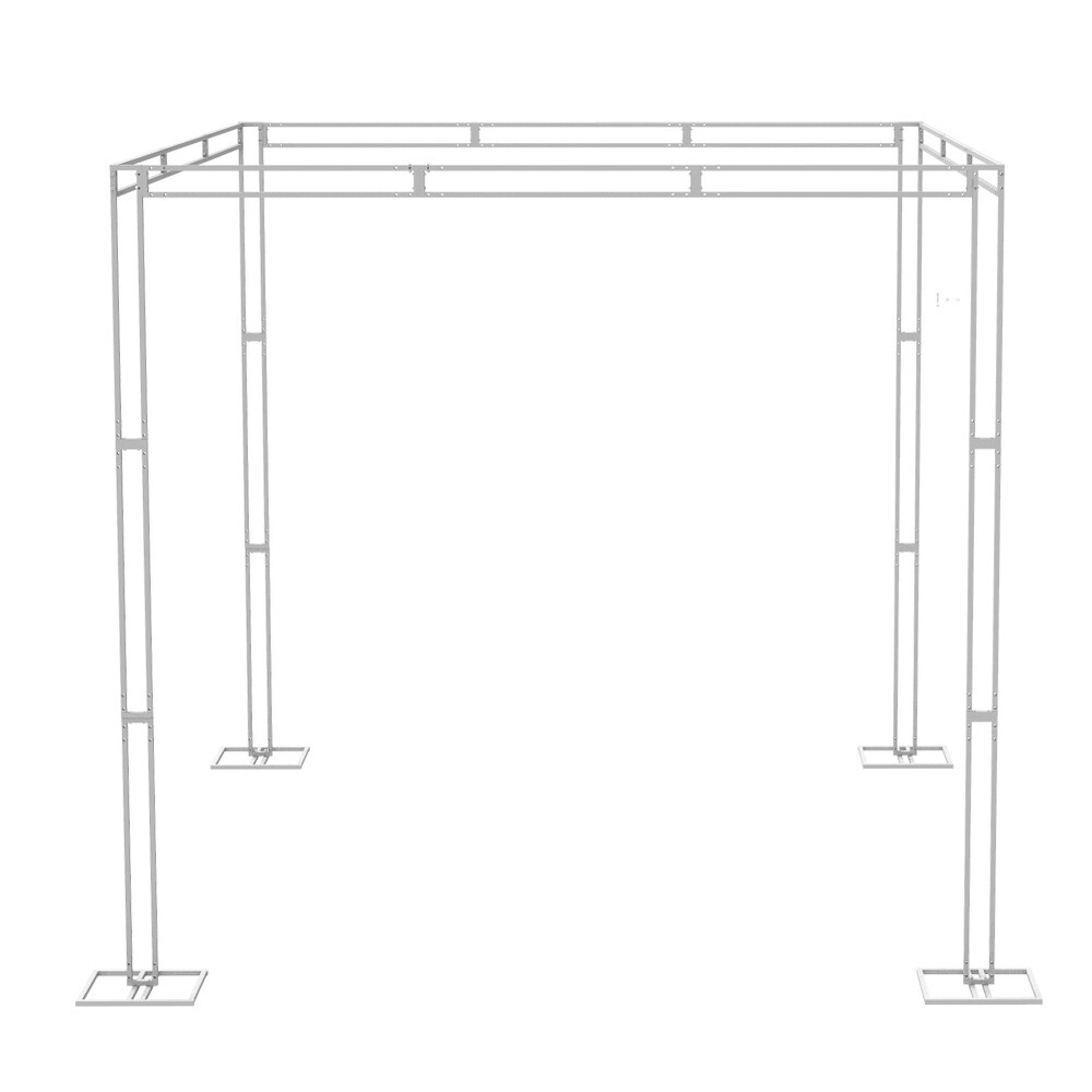 10ft Heavy Duty Wedding Ceremony Canopy Backdrop Stand Kit Adjustable