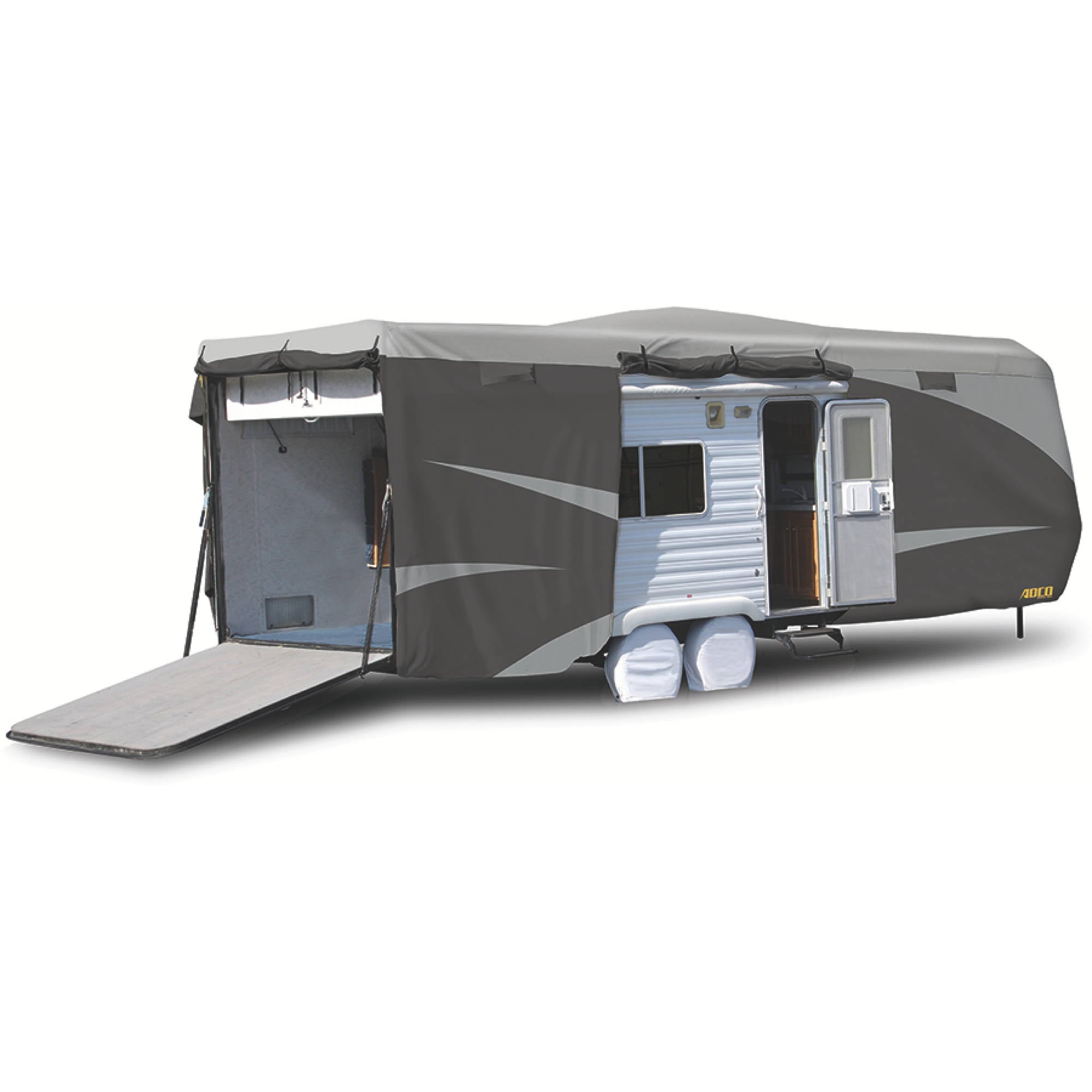 ADCO Toy Hauler Designer Series SFS Aqua Shed Top/Grey Polypropylene Sides