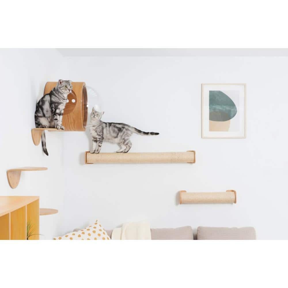 AndMakers MYZOO Cylinder Beige Extend Cat Scratcher and Scratching Post Furniture Cover MZ-Cylinder-RPL