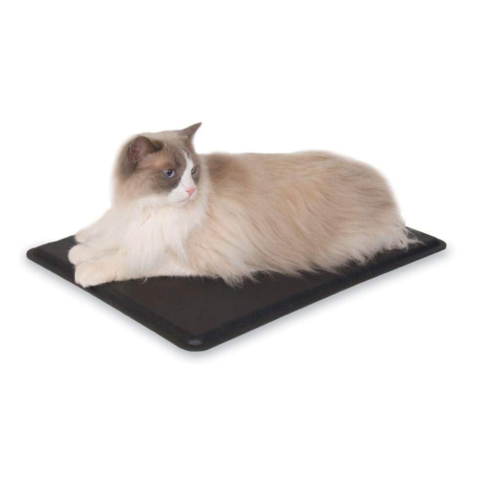 K&H Pet Products Extreme Weather Small Black Heated Kitty Pad Bed 100213041