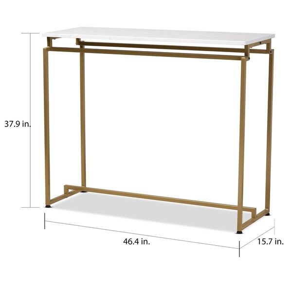 Silver Orchid Coleman Modern and Contemporary Console Table