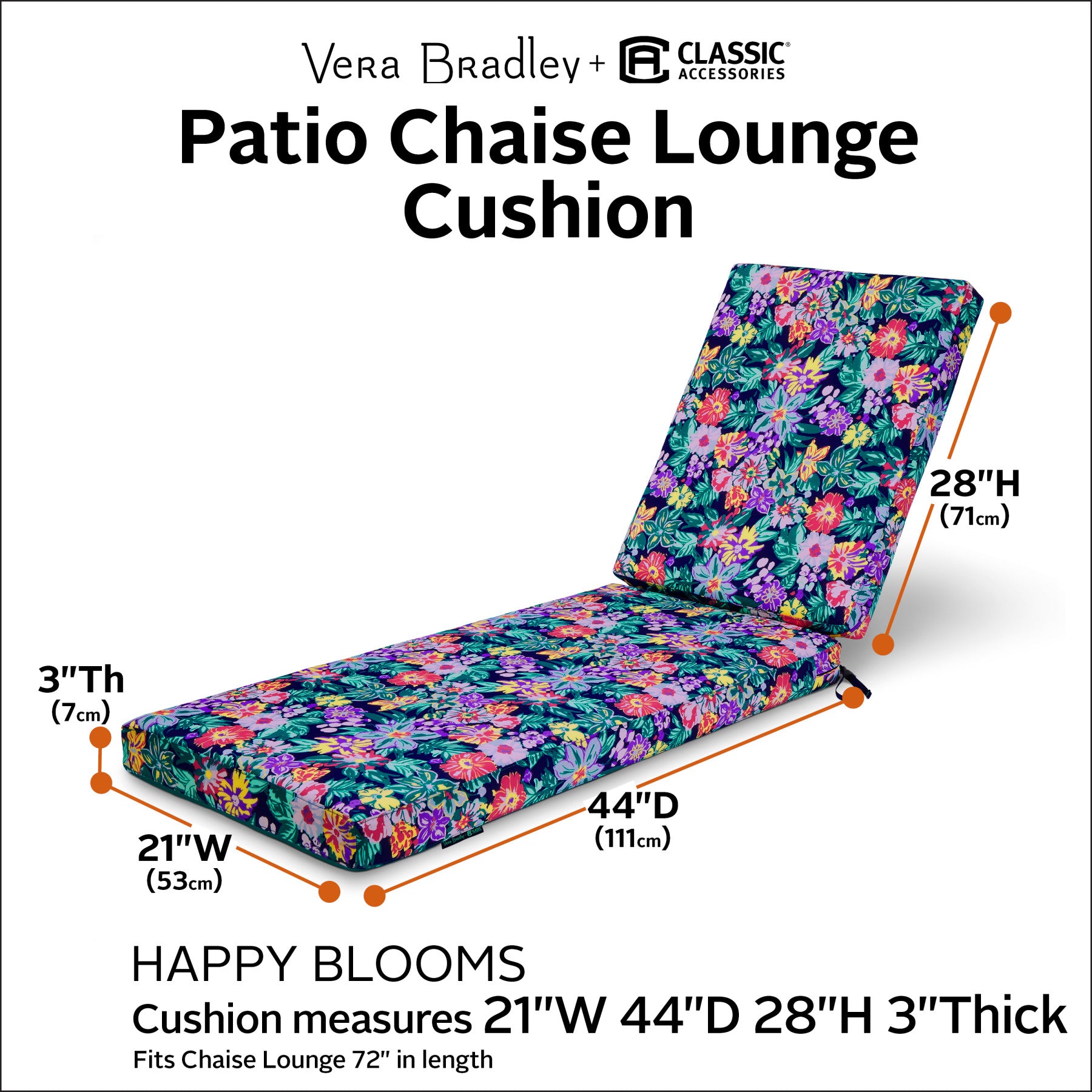 Chaise Lounge Cushion 72