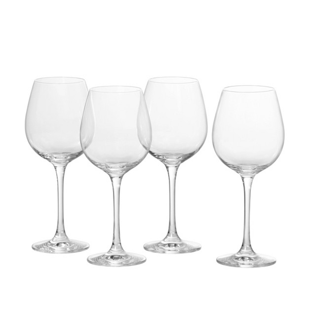 16 2oz 4pk Crystal White Wine Glasses