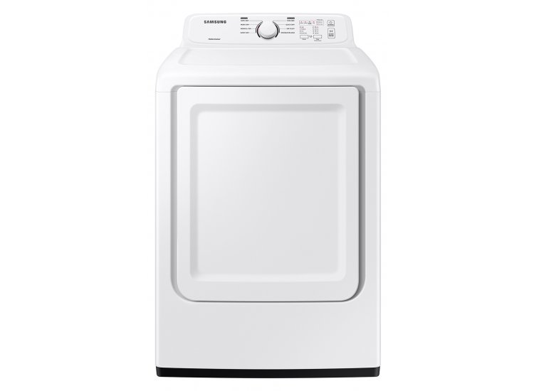  7.2 Cu. Ft. White Gas Dryer With Sensor Dry And 8 Drying Cycles