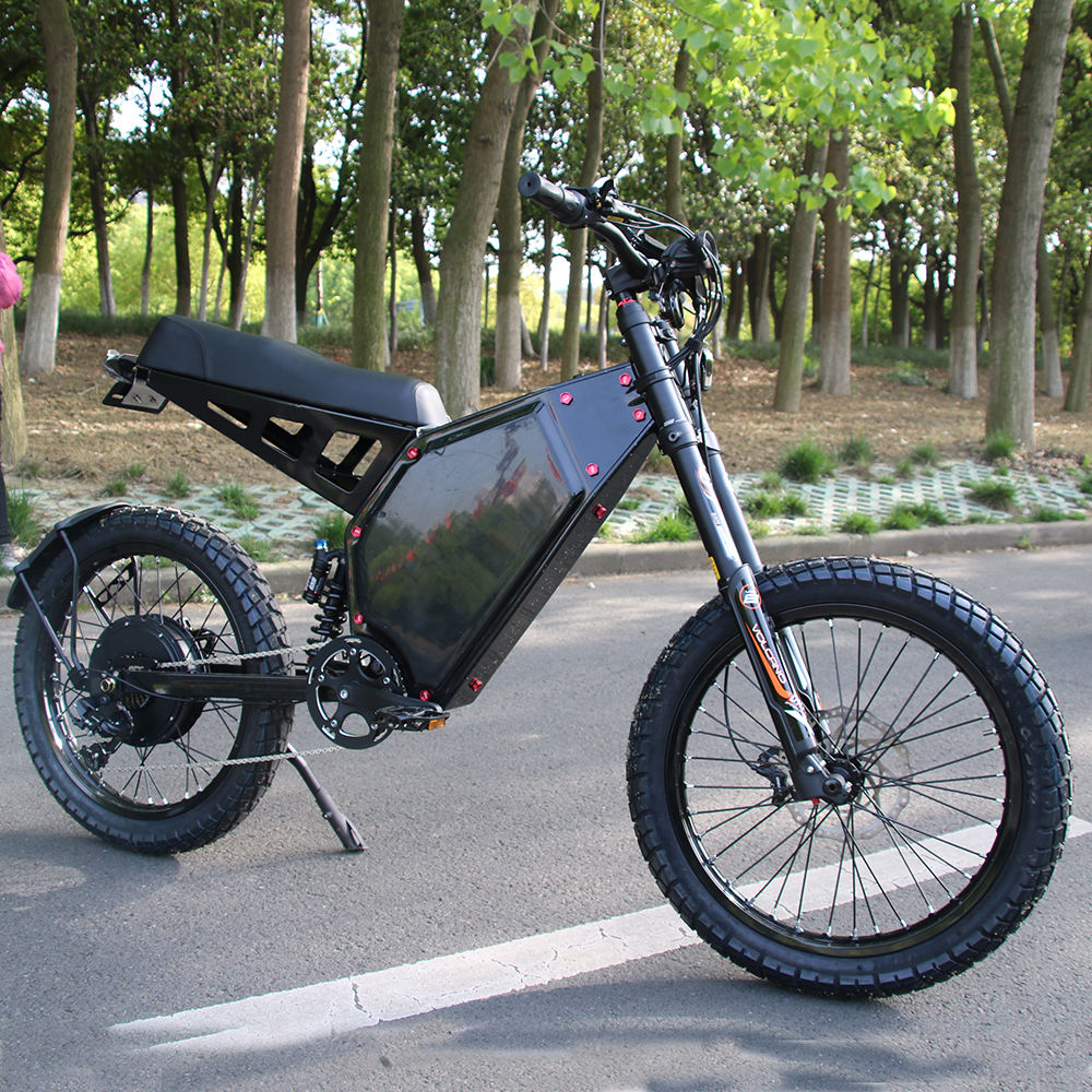 High quality 72v 5000W fat tire mountain electric dirt bike