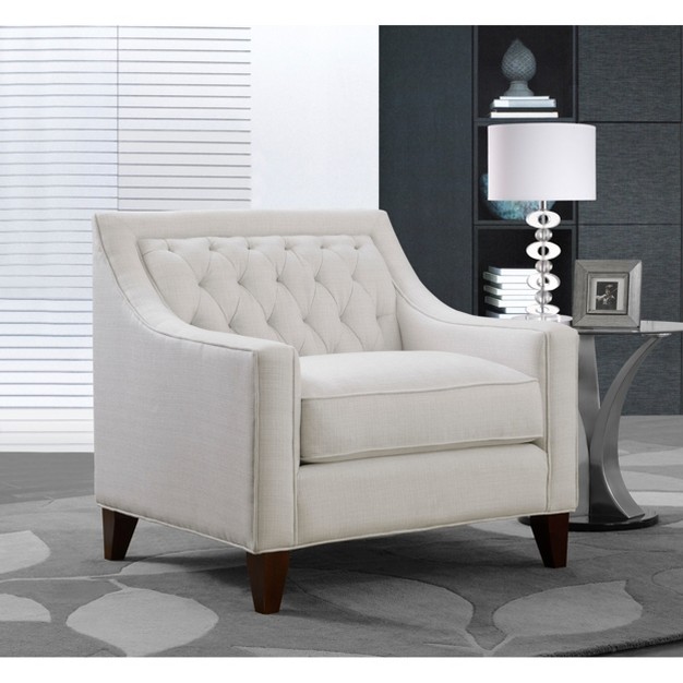 Iconic Home Tufted Modern Club Chair Vesta