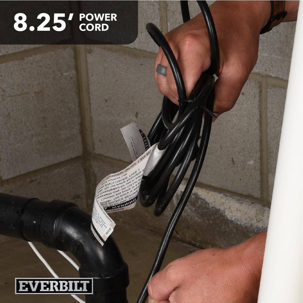 Everbilt 13 HP Aluminum Sump Pump Tether Switch HDSP33W