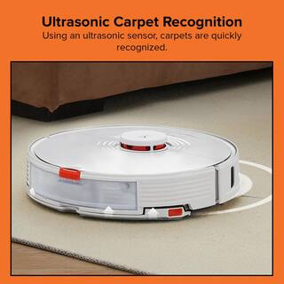 ROBOROCK S7-WHT Robot Vacuum with Sonic Mopping LiDAR Navigation Bagless Washable Filter Multisurface in White Roborock S7-WHT