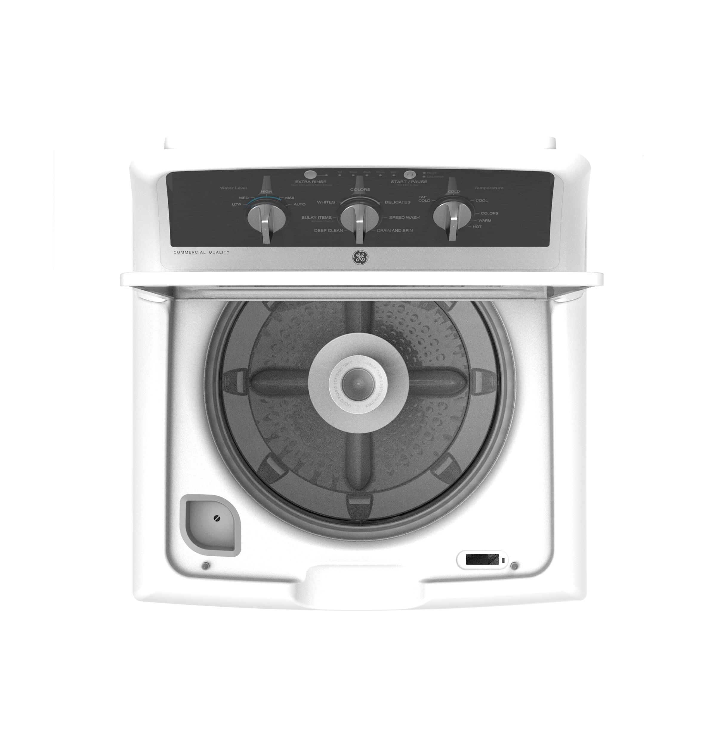 Ge Appliances GTW525ACWWB Ge® 4.3 Cu. Ft. Capacity Washer With Stainless Steel Basket,5-Yr Limited Warranty​