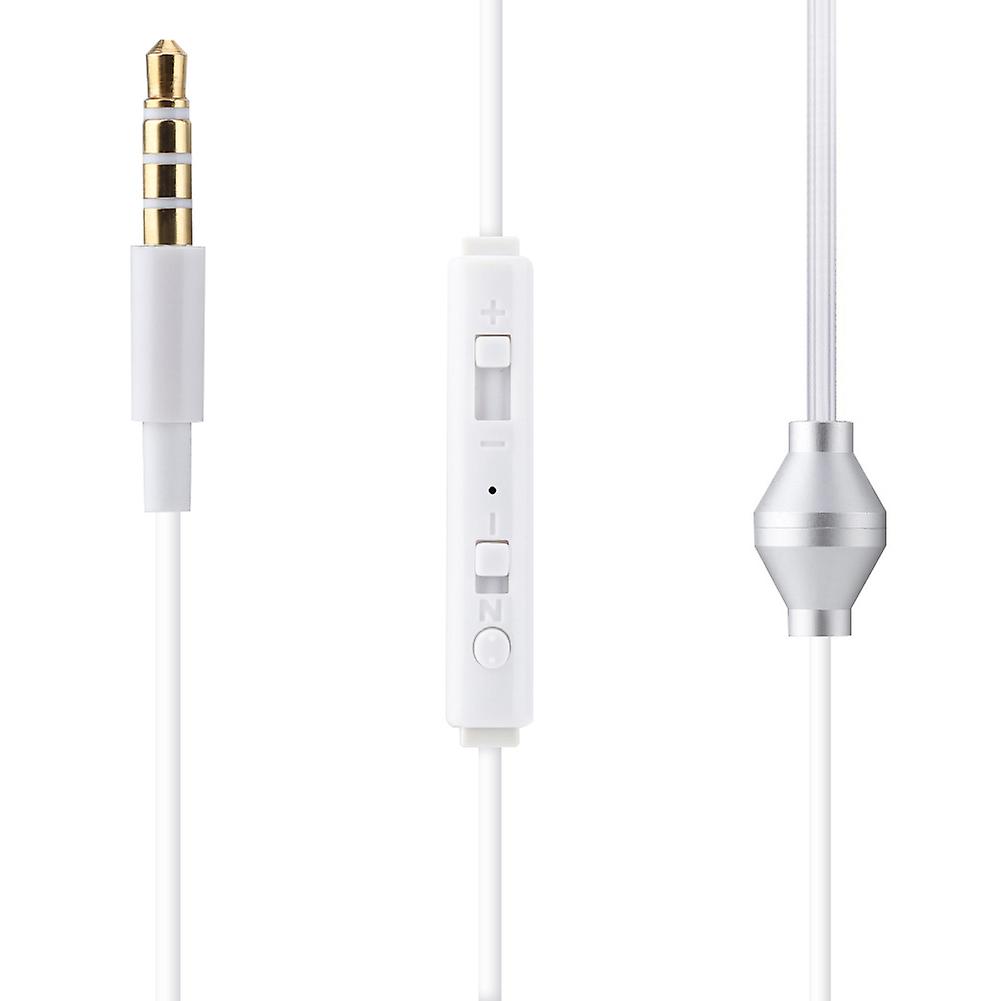 In Ear Headsets Air Tube Security Earpiece With Mic For Ios For Android White