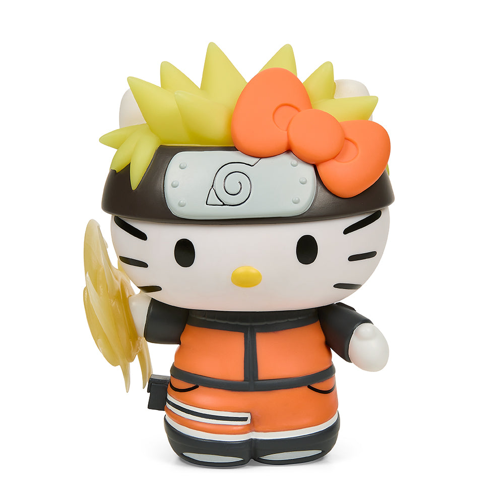 Naruto X Hello Kitty® 8” Vinyl Figure – Naruto Charge (GID Kidrobot.com Exclusive Edition)