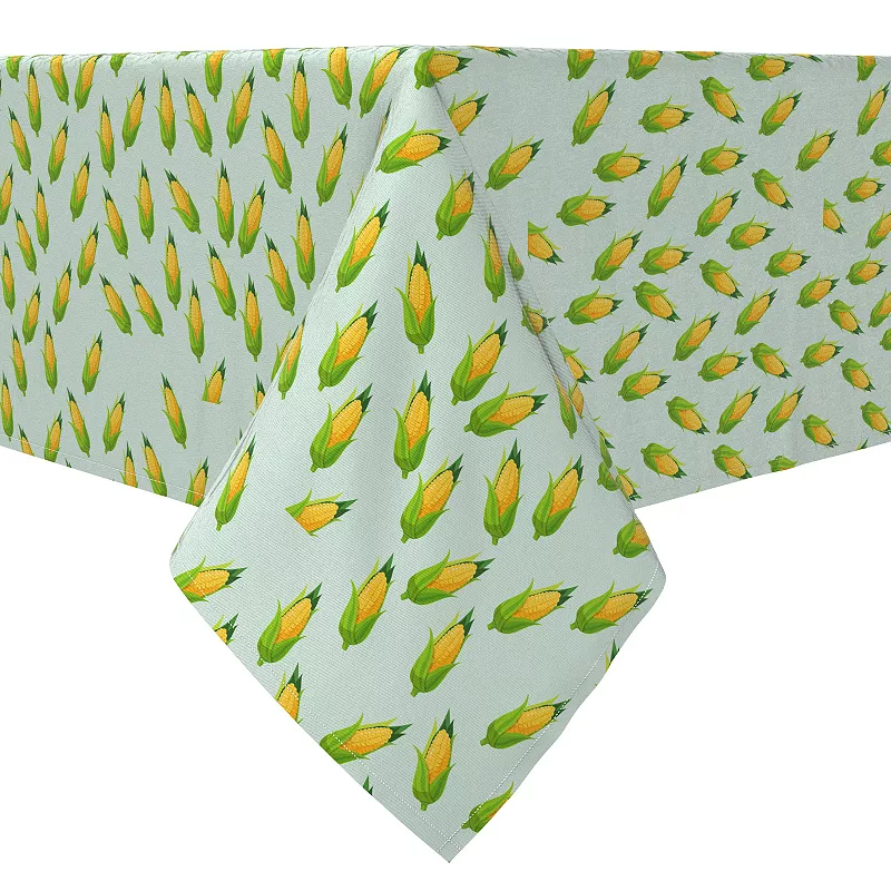 Square Tablecloth， 100% Cotton， 60x60， It's Corn