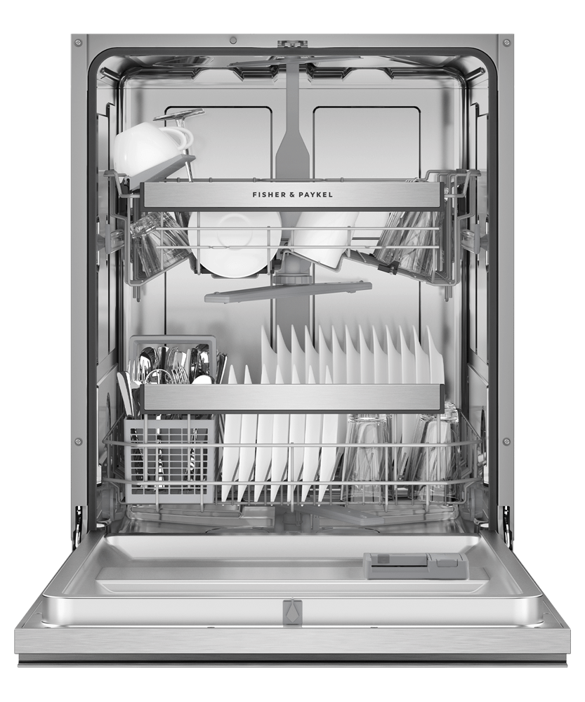 Fisher & Paykel DW24UNT2X2 Built-In Dishwasher, Tall, Sanitize