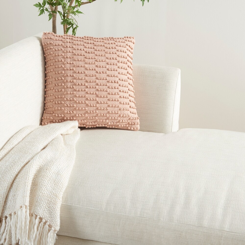 Mina Victory Life Styles Blush Throw Pillow   ( 18\