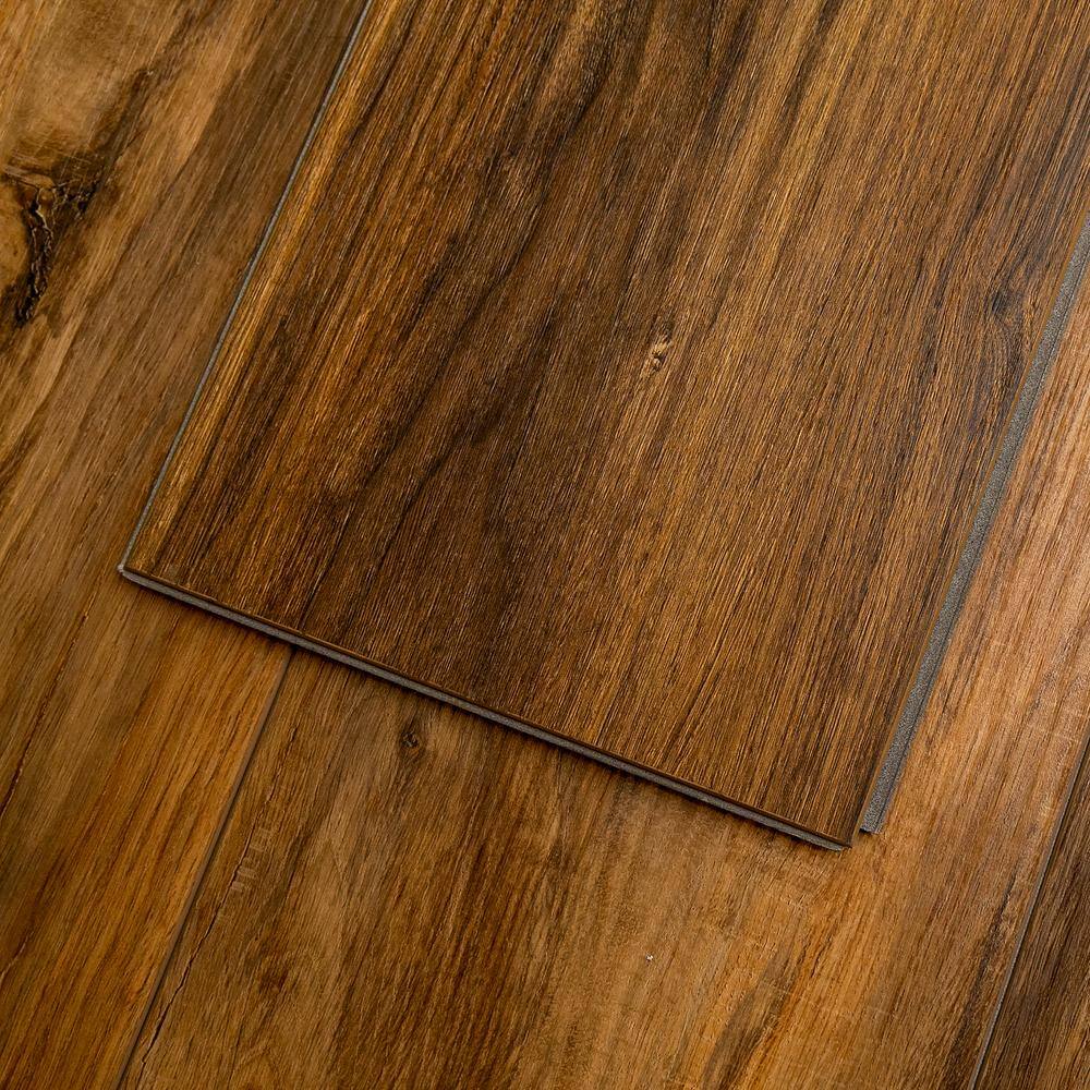 Dekorman Madison Rocky Mountain Oak 28 MIL x 9 in. W x 60 in. L Click Lock Waterproof Lux Vinyl Plank Flooring (22.4 sqftcase) DKMXL801