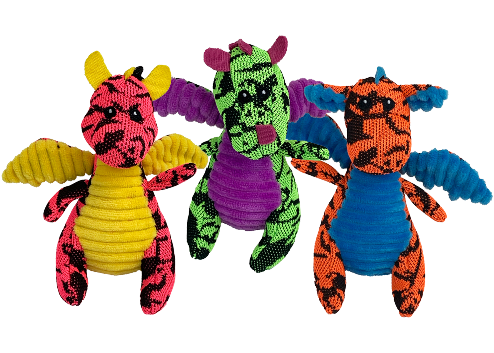 multipet 5 Mini Dragons Dog Toy