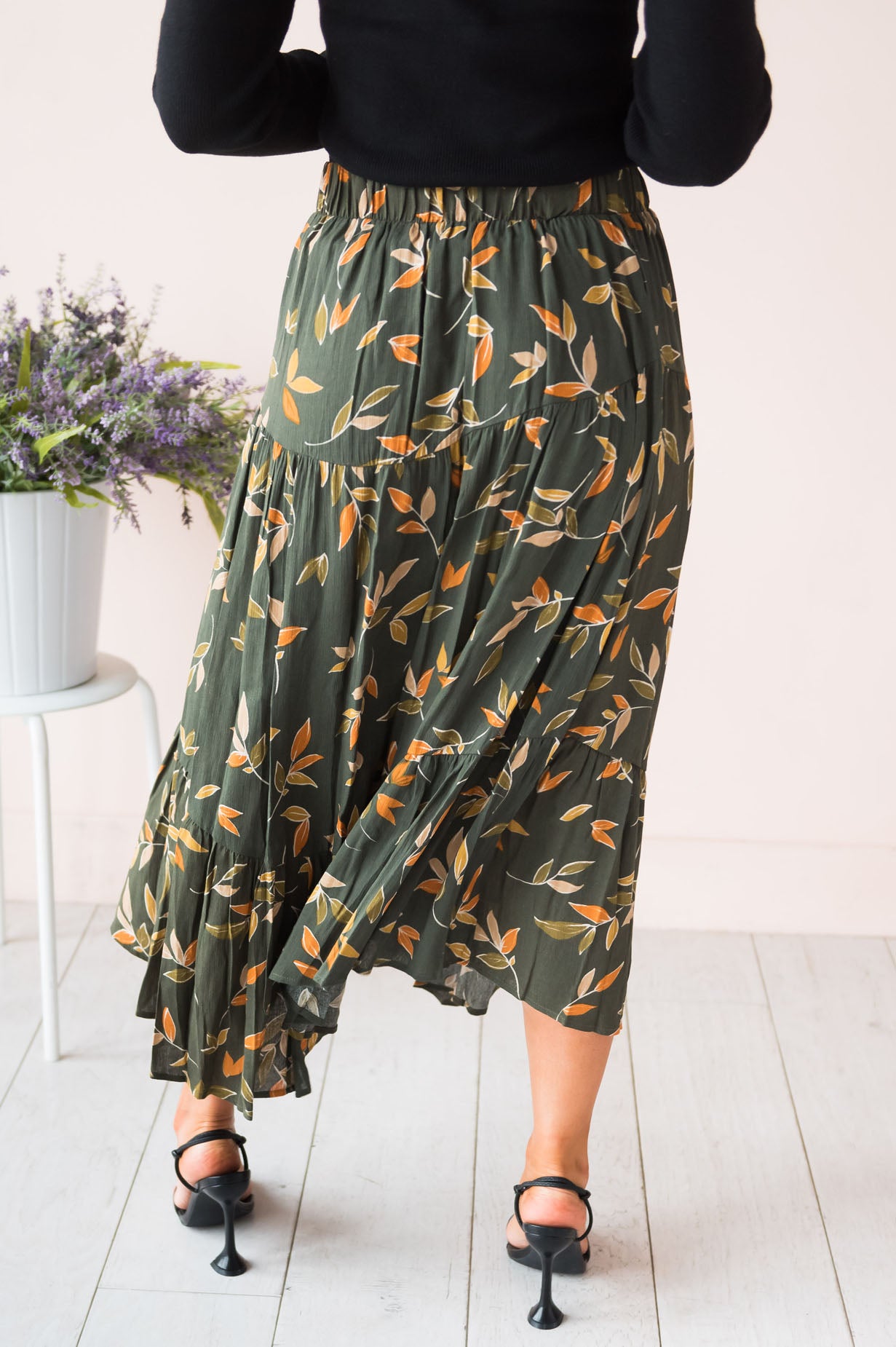 Leaves Are Changing Modest Skirt