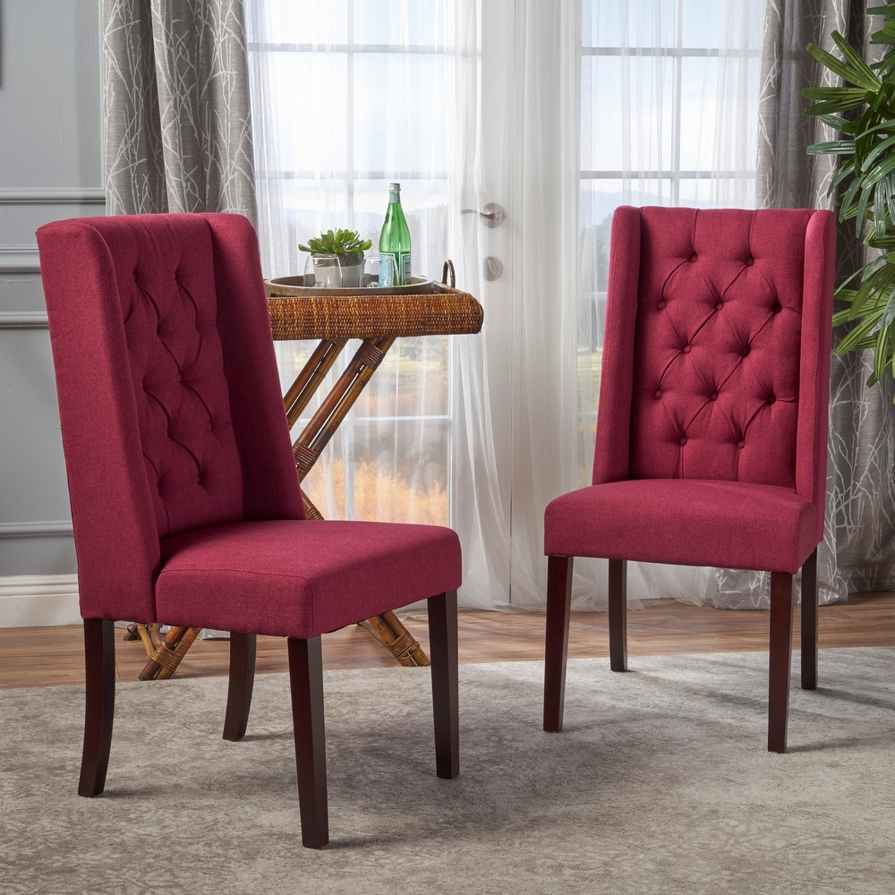 Blythe Tufted Dining Chair (Set of 2) by Christopher Knight Home