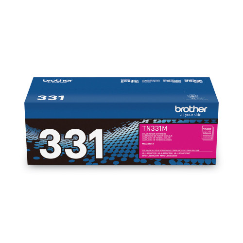 Brother TN331M Toner， 1，500 Page-Yield， Magenta