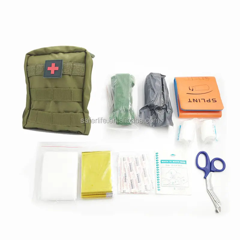 Tactical rip away survival first aid kit outdoor travel equipment camping hiking bag