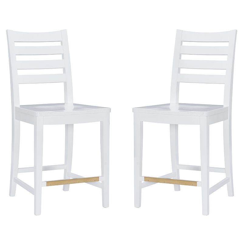 Linon Flynn Counter Stool 2-piece Set