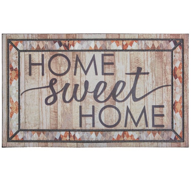 Rustic x27 home Sweet Home x27 Doorscapes Mat Mohawk