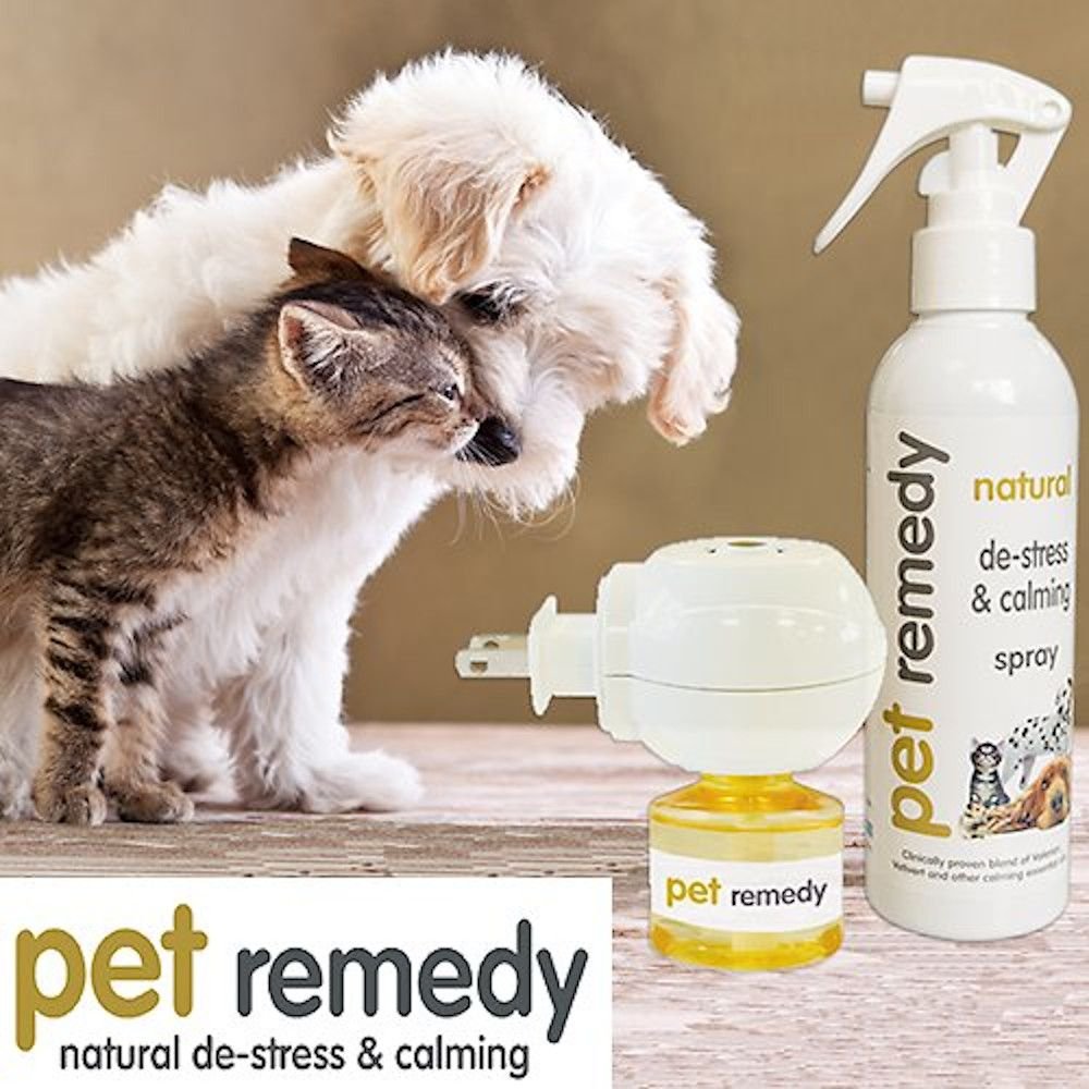 Pet Remedy Natural De-Stress and Calming Spray for Cats and Dogs， 15-ml bottle