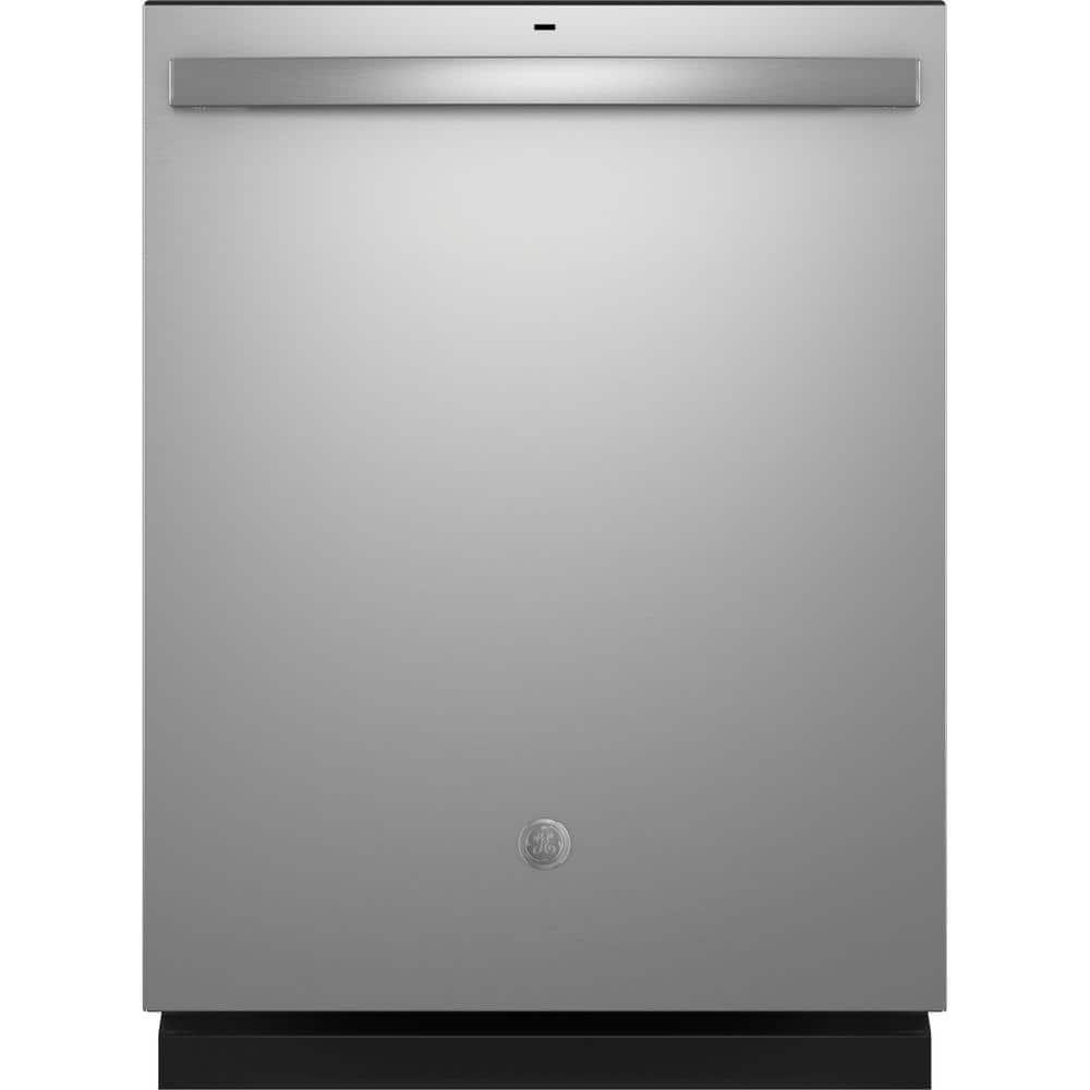 GE 24 in BuiltIn Tall Tub Top Control Fingerprint Resistant Stainless Steel Dishwasher w3rd Rack Bottle Jets 50 dBA