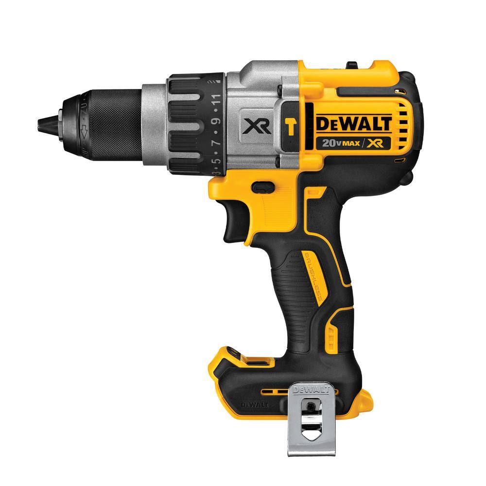 DW 20V MAX XR Cordless Brushless 3-Speed 12 in. Hammer Drill (Tool Only) DCD996B