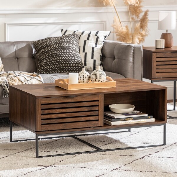 Middlebrook Hilla 42-inch Slat Door Coffee Table