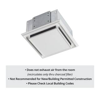 Broan-NuTone Duct Free WallCeiling Mount Bathroom Exhaust Fan 682NT