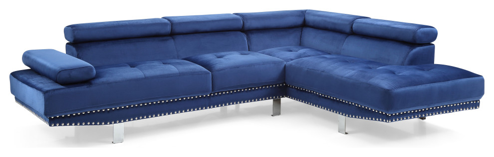 Derek Sectional   Contemporary   Sectional Sofas   by Glory Furniture  Houzz