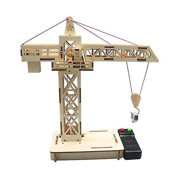 Remote Control Tower Crane Lifting Crane Diy Models andamp; Building Toy Science andamp;education Model Toy