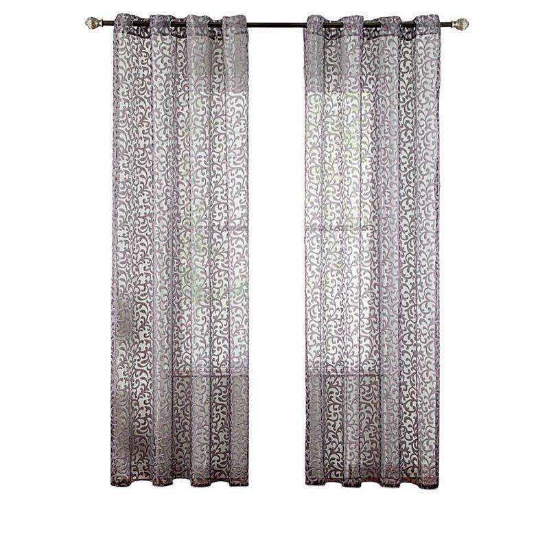 Dolce Mela Window Sheer Curtains Panel