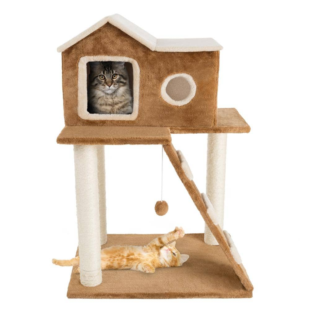 Petmaker 34.5 in. 3-Tier Cat Tree and Condo HW3210069