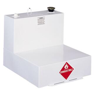 Delta L-Shaped Steel Liquid Transfer Tank in White 482000